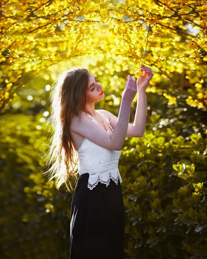 Under the leaves